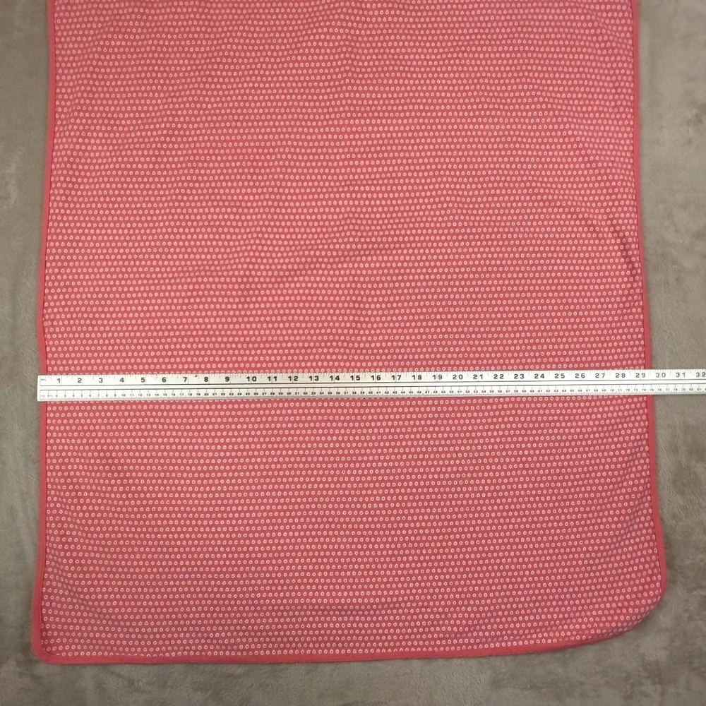 Carter's Pink Daisy Baby Girl Receiving Blanket Cotton Floral Reversible Swaddle